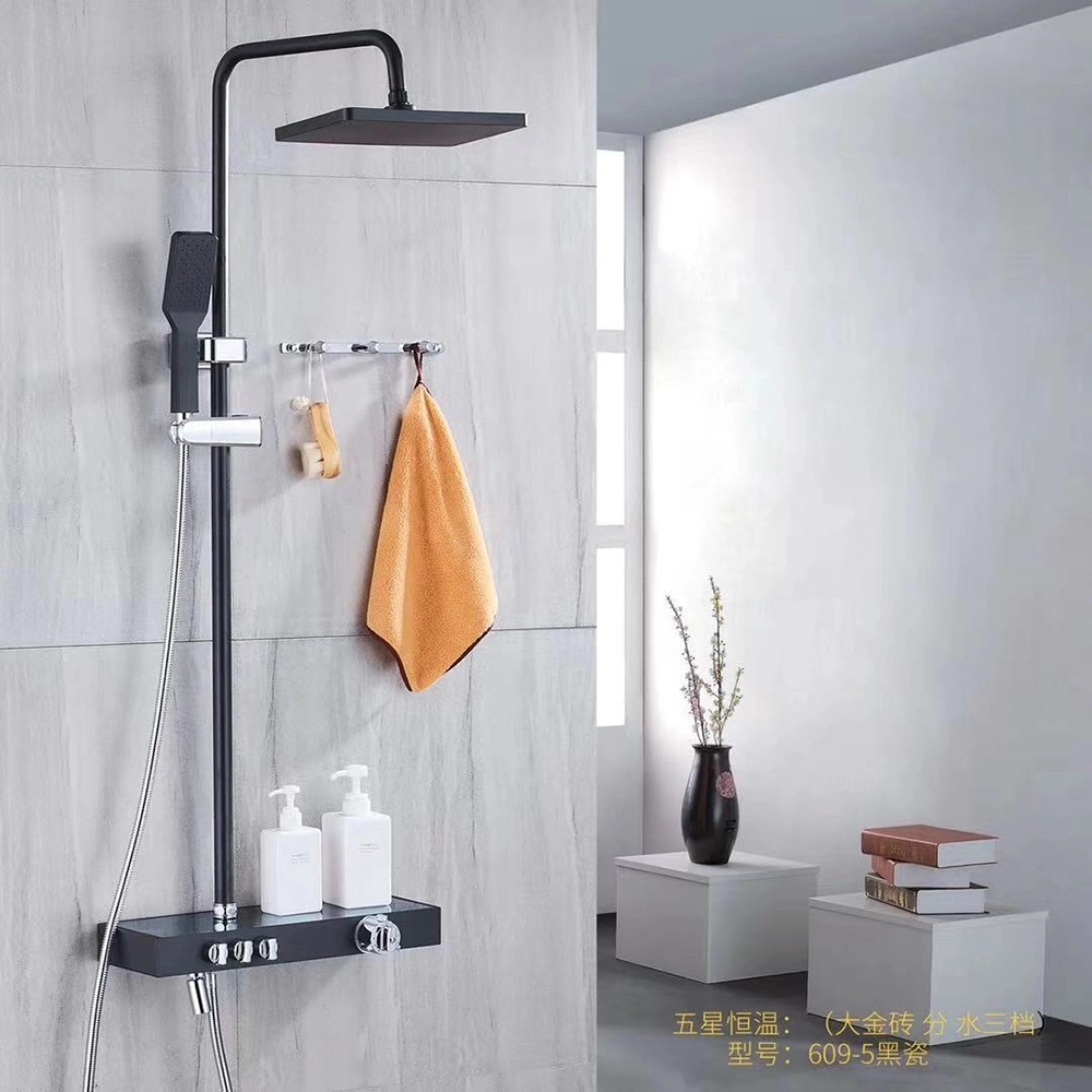 German Style Waterfall Wall Mount Bath Conceal Mixer Hidden Shower Set