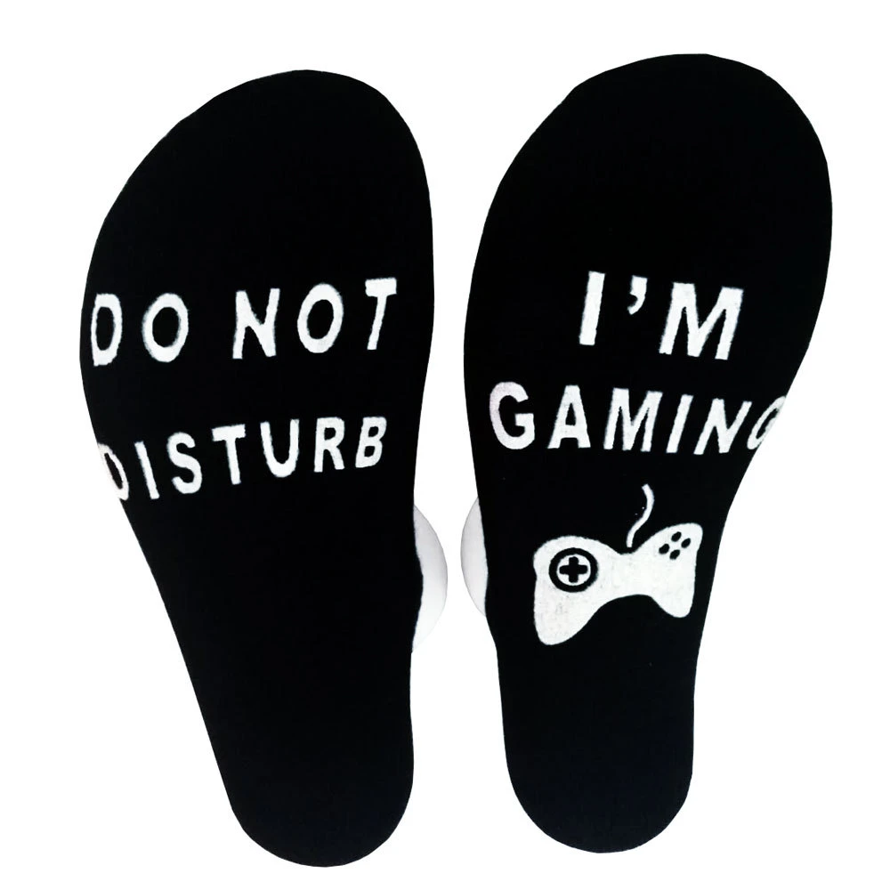 Funny Socks Great Novelty Gift Christmas Santa Gamers Gift Socks