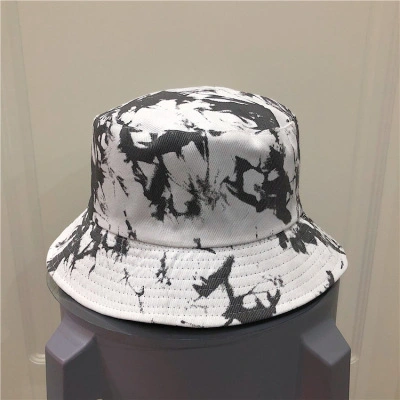 New Popular Tie Dyed Bucket Hat Fishermen Hat Sunproof Hat