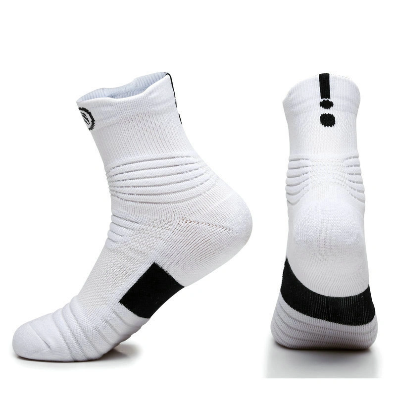 Professional Middle Tube Thick Towel Bottom Elite Socks Outdoor Running Basketball Socks