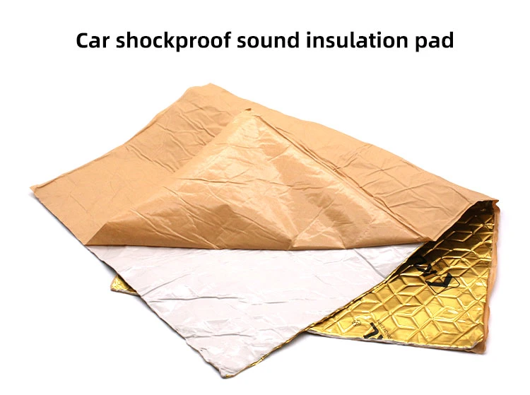 Car Sound Insulation Board Aluminum Foil Butyl Rubber Sound Insulation Board Car Modification Sound Insulation Material