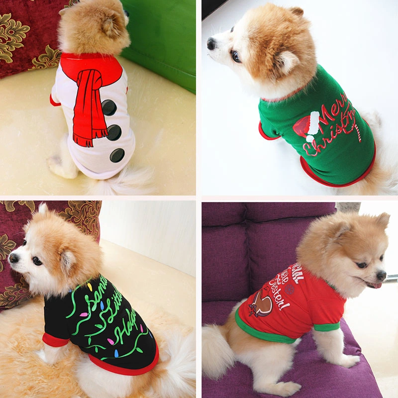 Christmas Costume Pet Dog Clothes for Dog Shirt Dog Clothing Costume for Dogs Pets Clothing