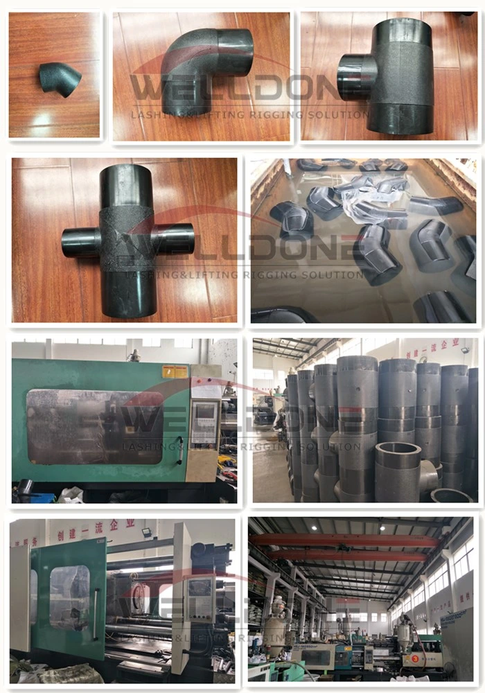 Pn16kg Pn10kg Water Pipe Fitting Butt Welding HDPE Pipe
