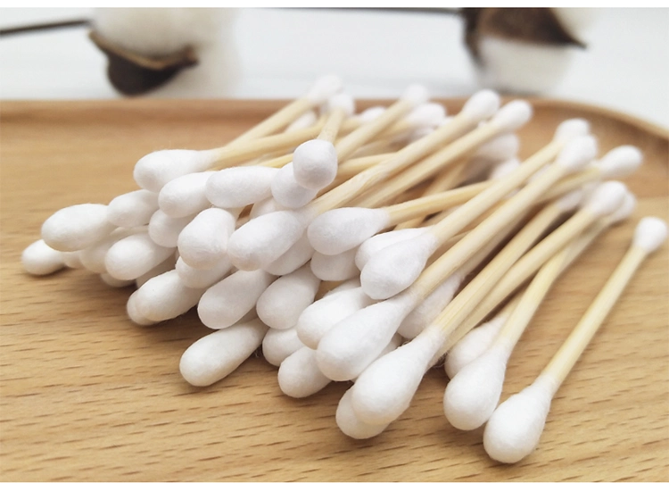 Premium Compostable Wooden Ear Sticks Swabs