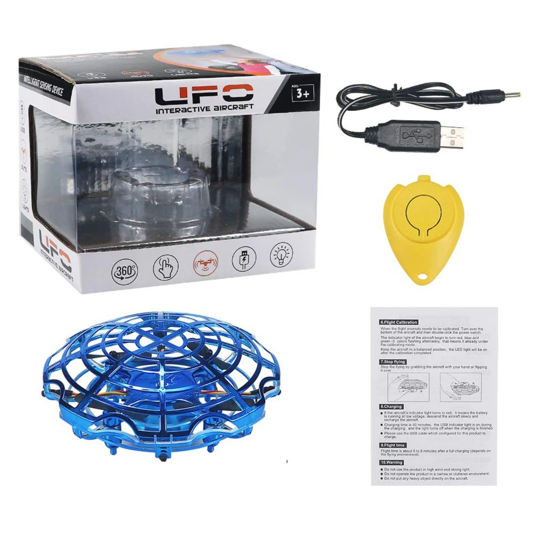 UFO Flying Ball Toys Gravity Defying Hand-Controlled Suspension Helicopter Toy