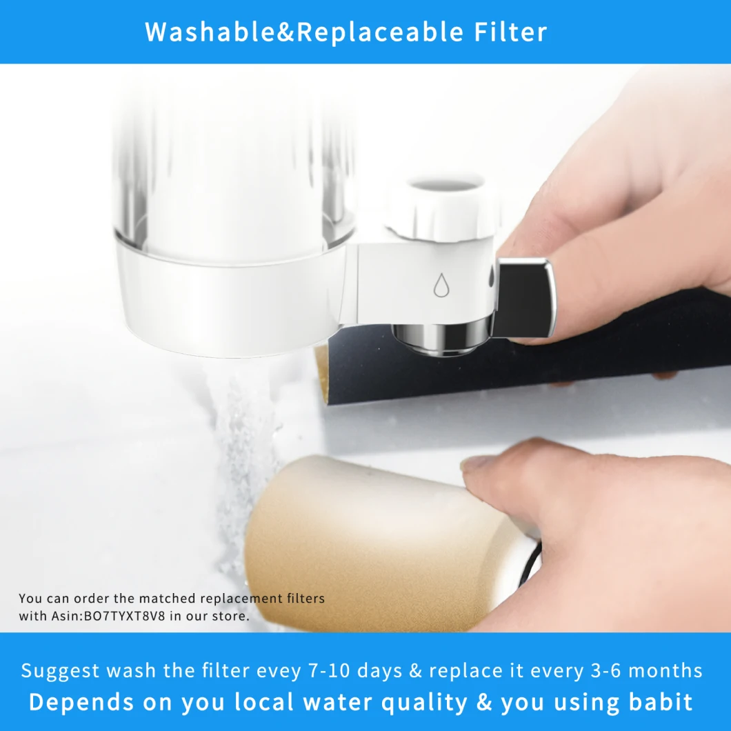 2020 Newest Hot Selling New Design Tap Water Filter Used on Faucet with Ceramic Filter Faucet Tap Water Purifier Water Dispenser