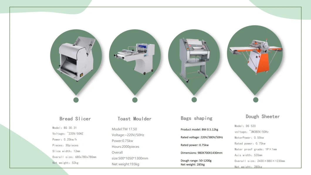 Bun Divider and Rounder/Dough Rounder Divider Bakery Equipment