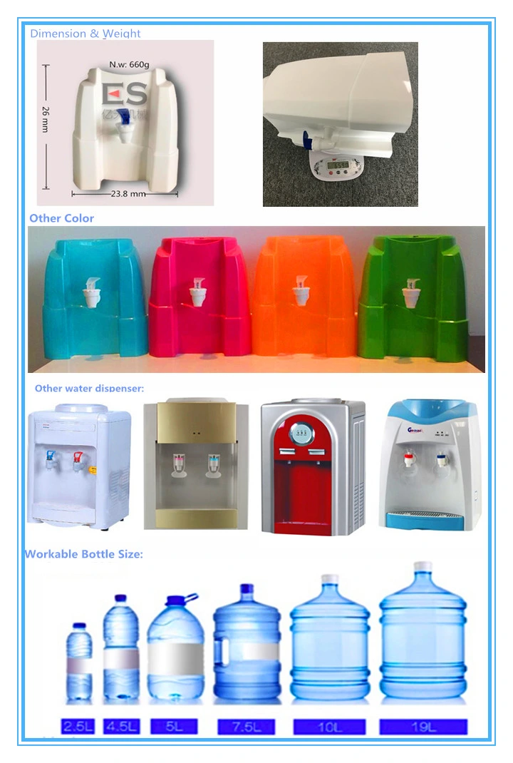 Non-Electric Desktop/Tabletop Cooler 18.9L/19L/20L/5 Gallon Water Bottle Mini Water Dispenser