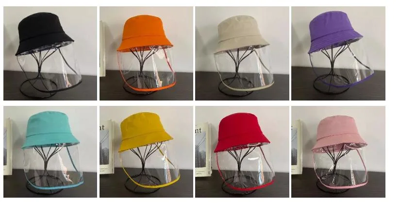 Children Bucket Hat Fishmen UV Protective Hat Factory Kids Summer Sun PVC Plastic Cap Supplier Sun Visors