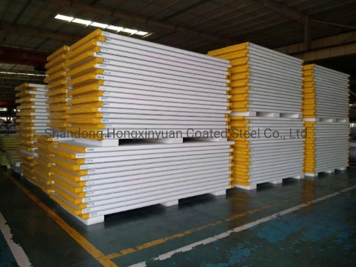 Wall Cladding Expanded Polystyrene Styrofoam Insulation/Insulated EPS Sandwich Panels