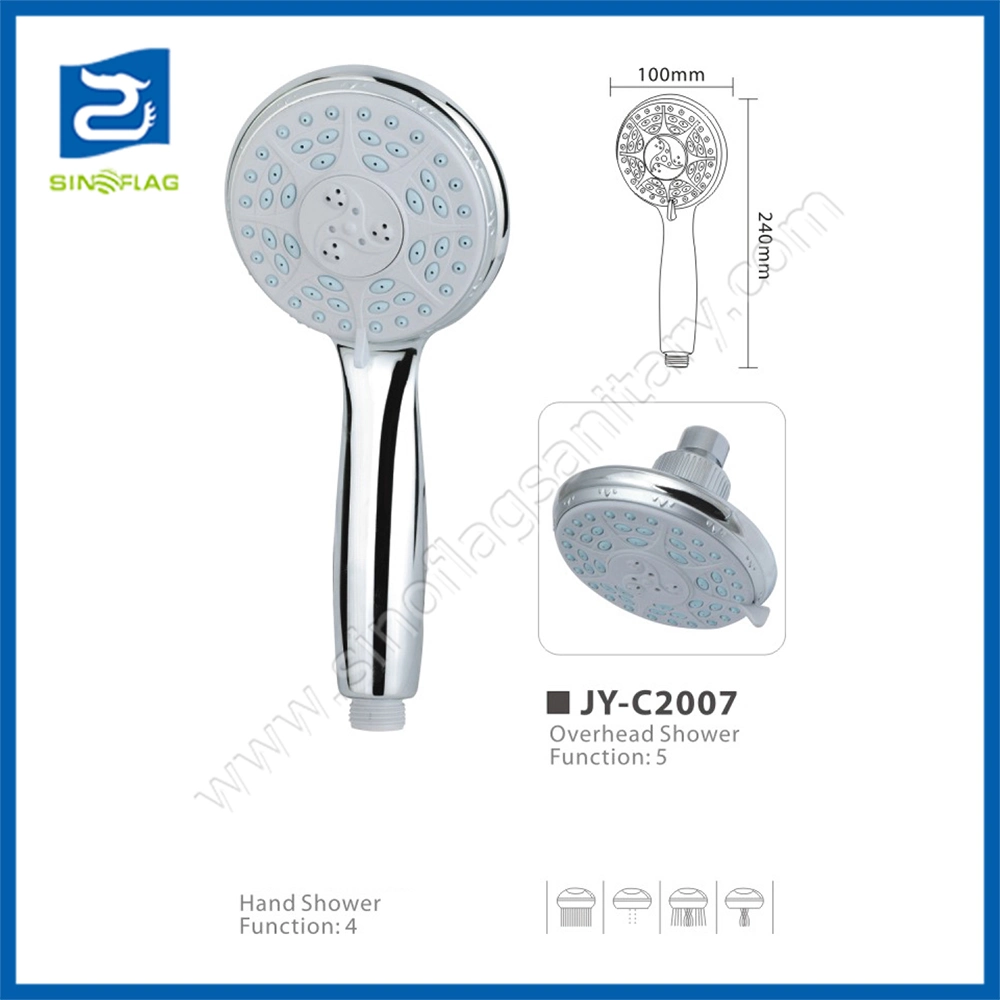 4 Functions Waterfall Spray Hand Head Shower Set