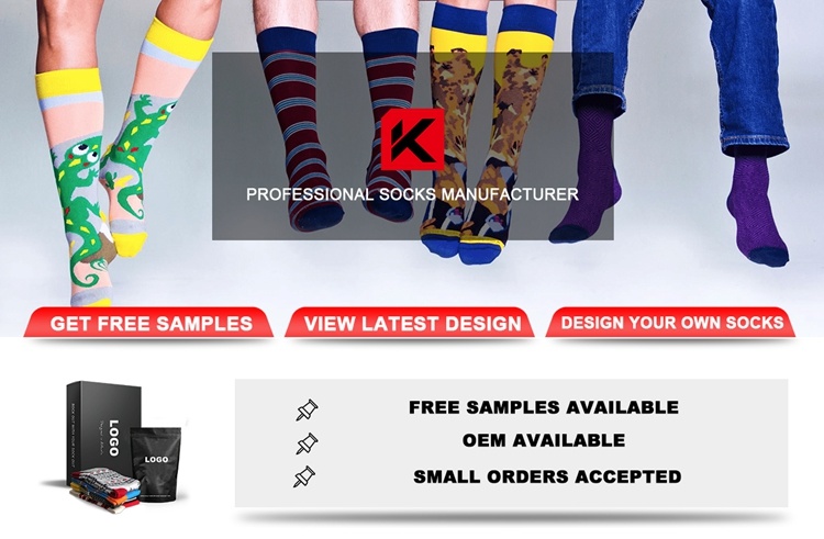 Kk Polyester Unique Funky Crazy Fun Sock Long Colored Fashionable Colorful Fancy Knee High Fashion Long Socks