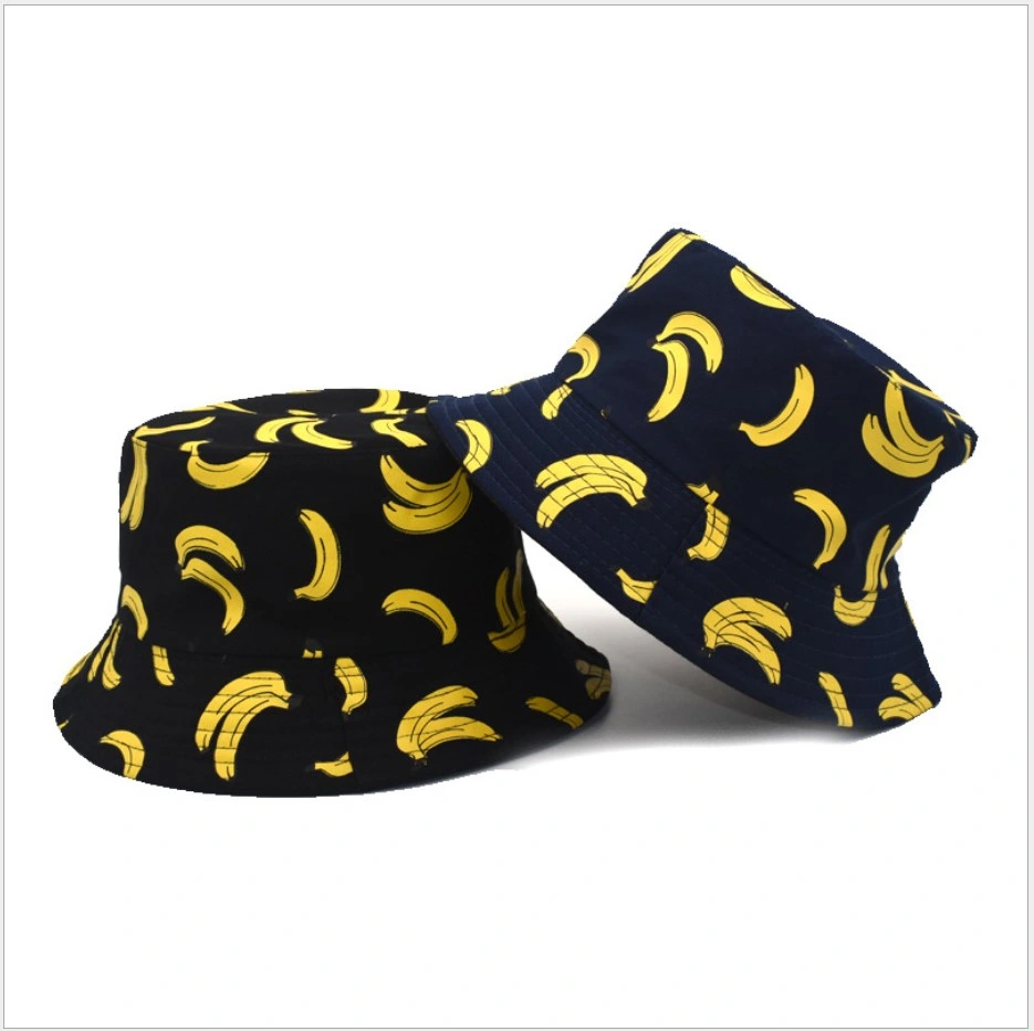 Banana Print Fisherman's Hat Summer Street Leisure Basin Hat