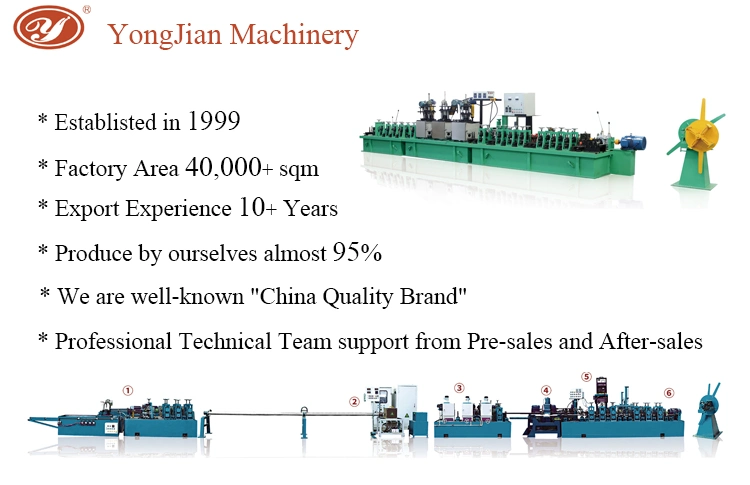 Yongjian Metal Ss Pipe Making Machine Round Drip Polietilen Pipe Making Machine