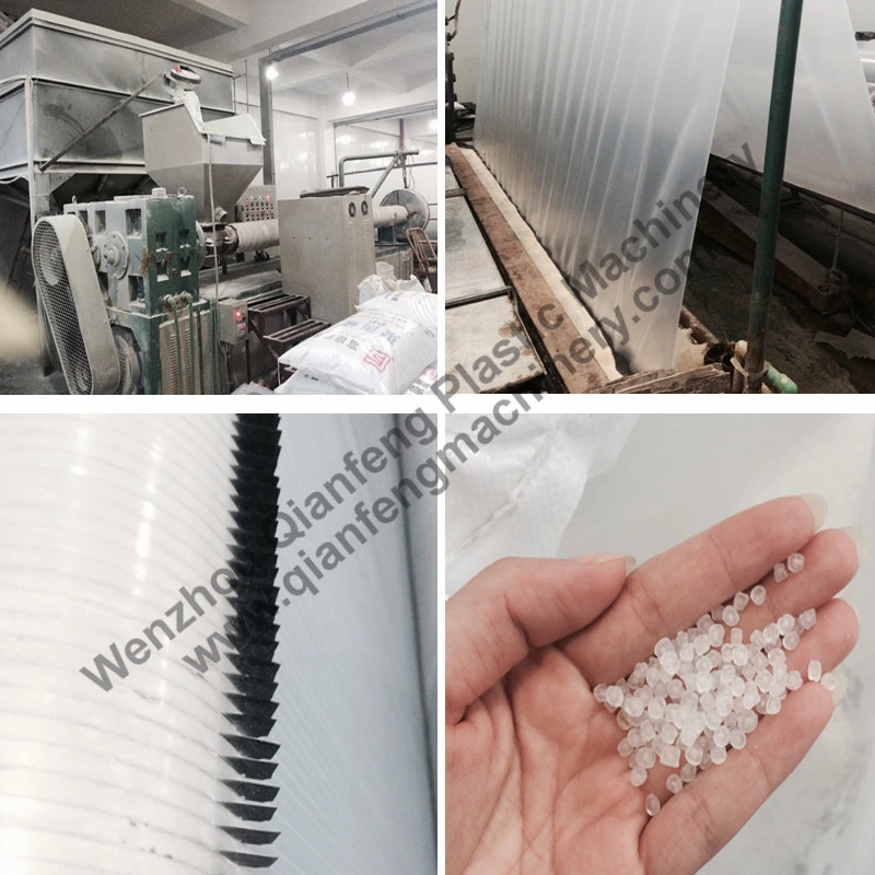 Plastic PP/PE Flat Yarn Extruder Tape Drawing Extruding Machine Plant