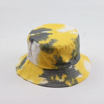 New Popular Tie Dyed Bucket Hat Fishermen Hat Sunproof Hat