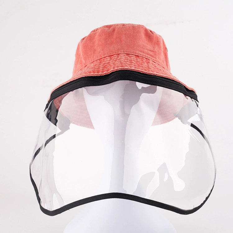 Factory Wholesale Face Shield Clear Anti Pollution Protective Hat with Face Shield