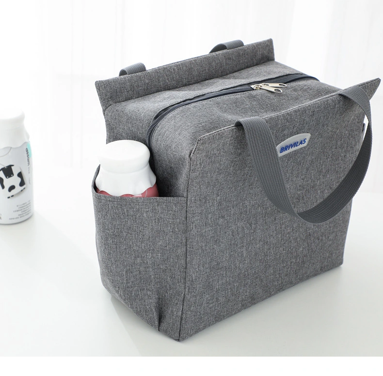 Large Capacity Cooler Bag Waterproof Oxford Portable Zipper Thermal Lunch Bags Lunch Box Picnic Food Bag