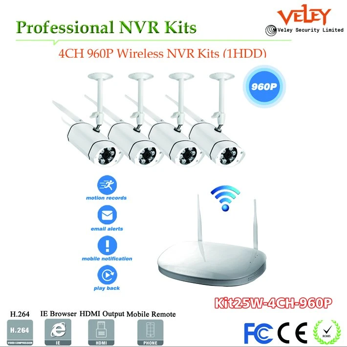 WiFi IP Camera 4 Mini WiFi Security DVR NVR Kits