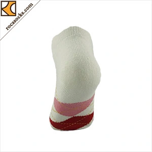 165076SK-Cotton Women Low Cut Pattern Ankle Socks