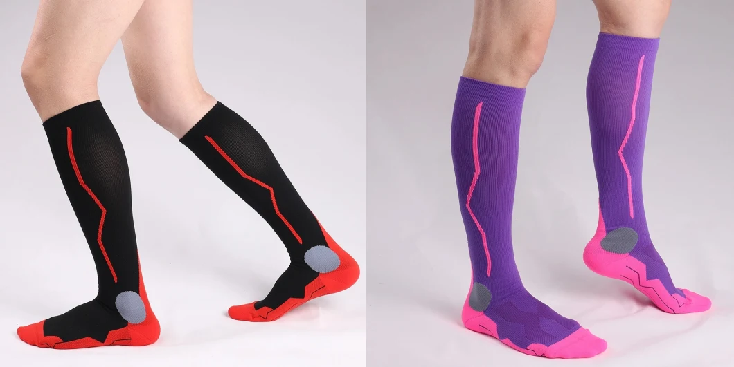 High Quality High Knee Compression Socks Athletic Socks Sports Sock