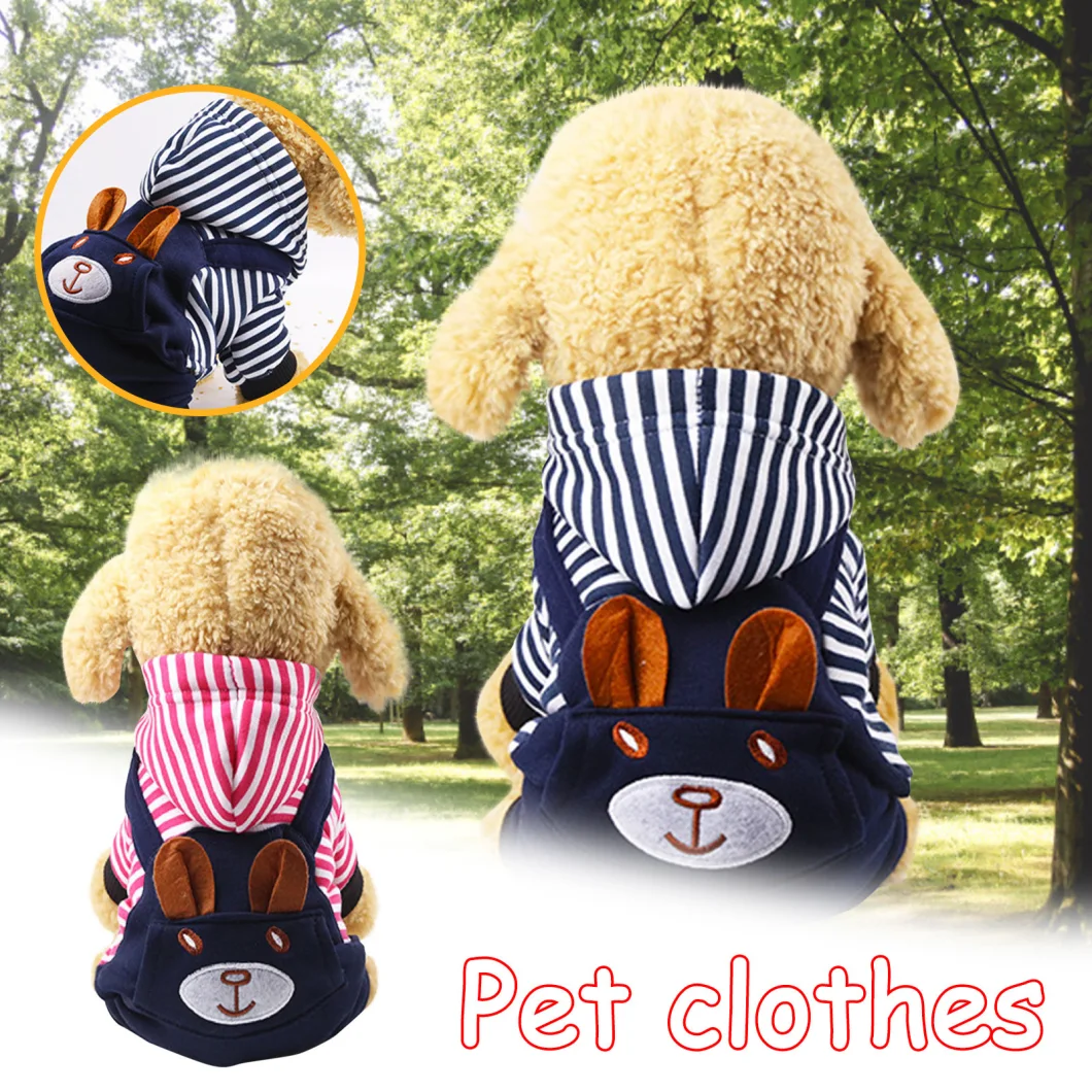 Pet Dog Clothes for Dogs Coat Hoodie Sweatshirt Winter Dog Clothing Cartoon Pets Clothing