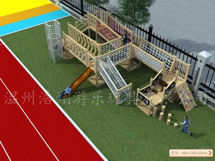 Kids Paradise Wooden Climbing Frames/Wooden Play Center/Toddler Outdoor Playsets