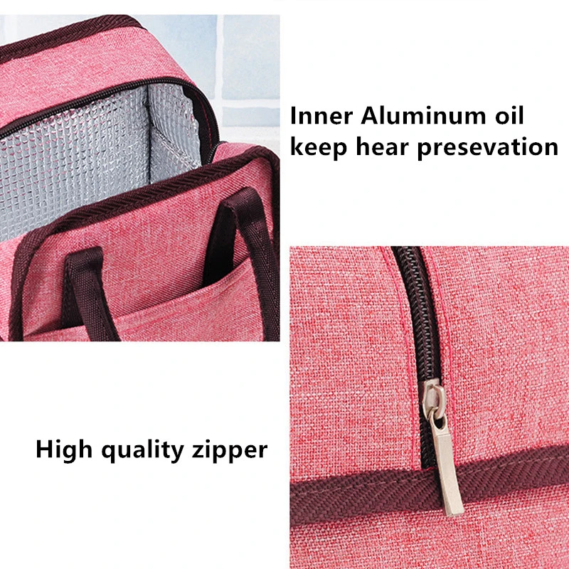 Insulated Thermal Food Picnic Lunch Cooler Bag for Student Office Worker