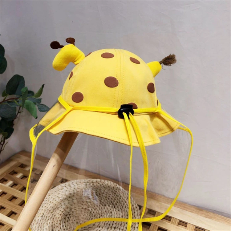 New Fisherman Hat Protective Kids Hats Face Shield Baby Bucket Hats