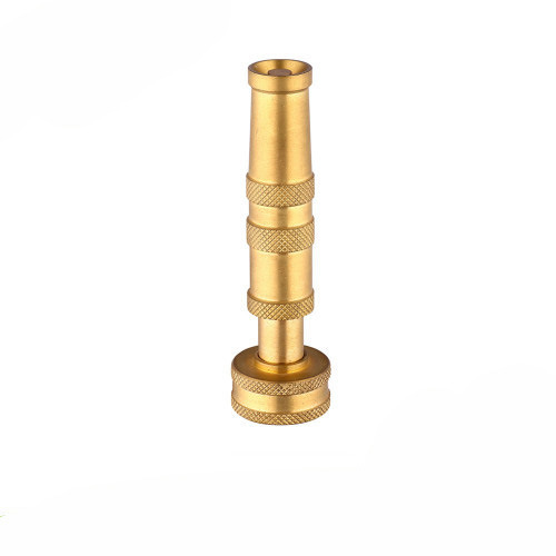 High Pressure Adjustable Hose Jet Brass Water Spray Nozzle