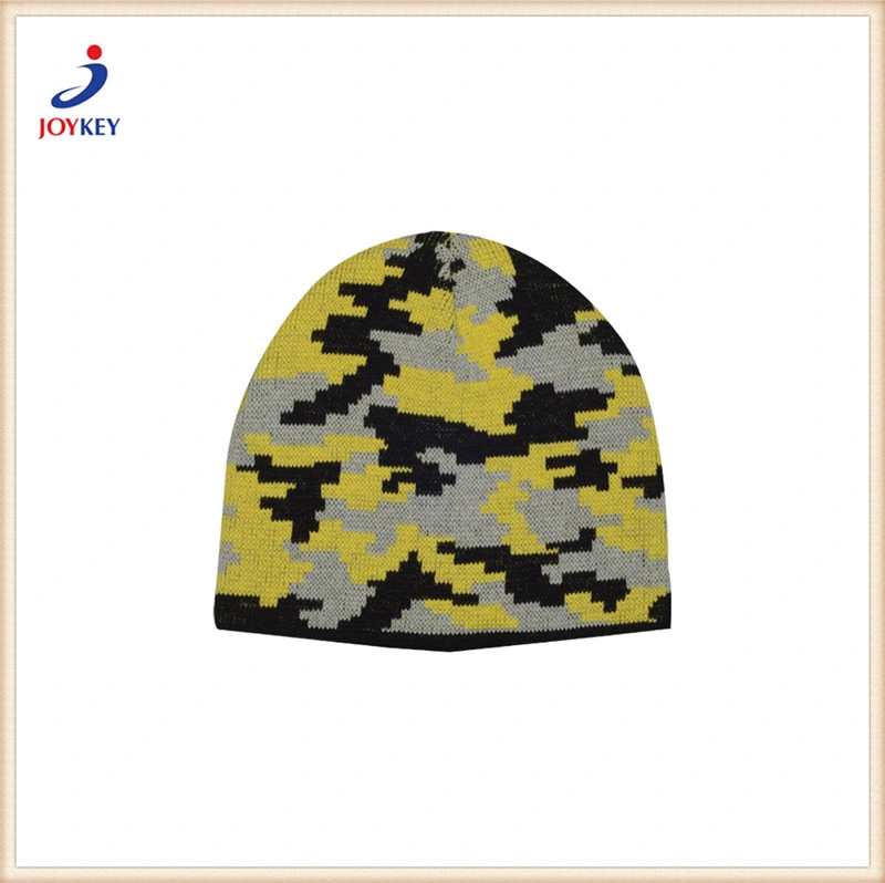 Camouflage Acrylic Hat, Military Beanie Hat, Military Hat, Camouflage Knitted Hat
