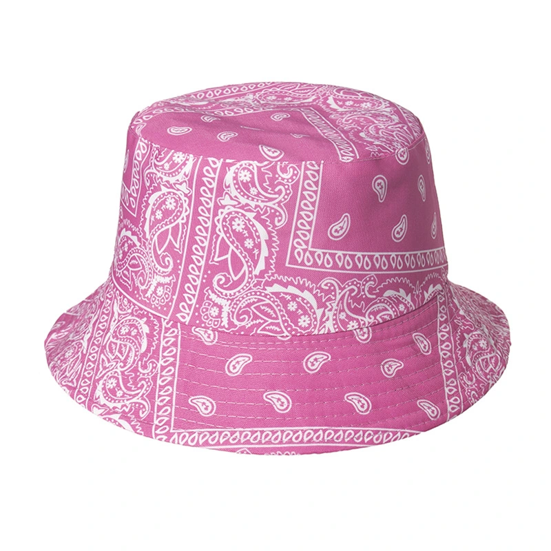 European and American Style Cashew Print Fisherman Hat Bucket Cap