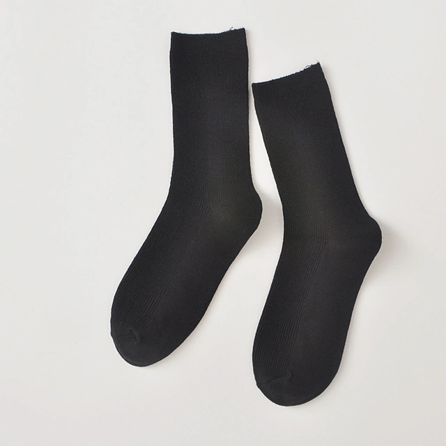 Promotional Design Plain Cotton Loose Socks