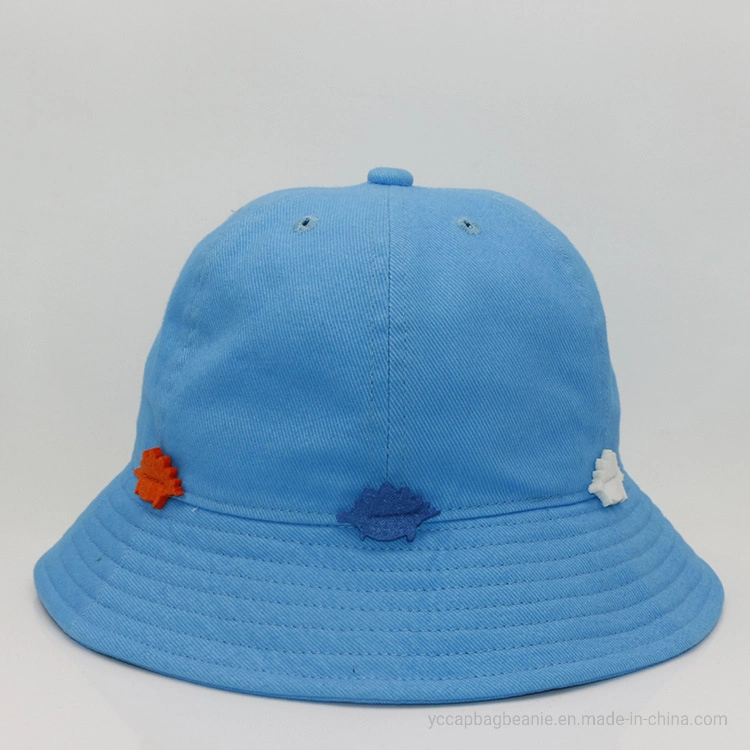 Custom Cotton Fashion Kids Children Outdoor Fisherman Floppy Bucket Hat