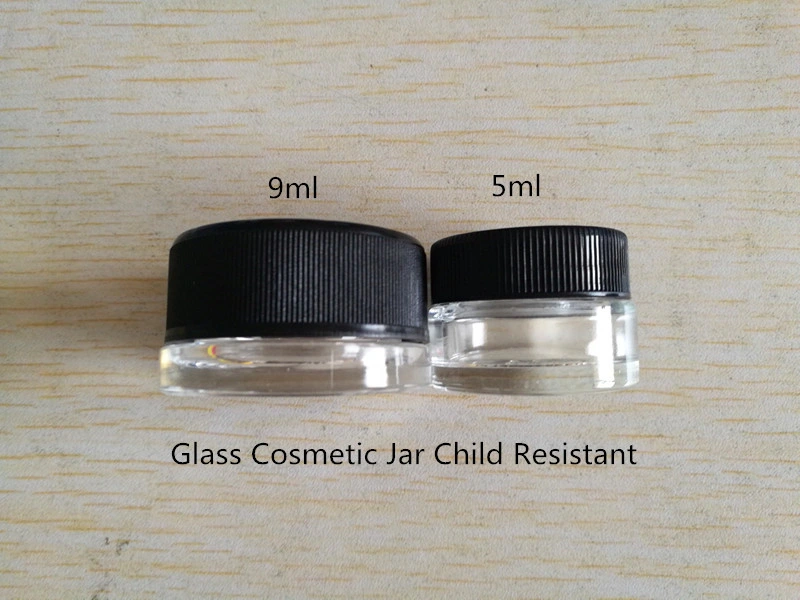 5g, 9g Child Resistant Cosmetic Jars with Child Proof Cap