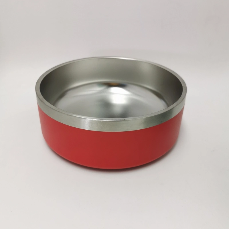 42 Ounce Dog Bowls Double Stainless Steel Dog Water and Food Bowls