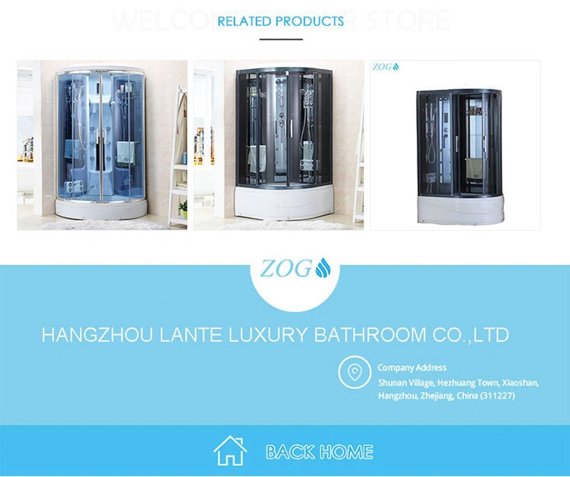 Hot Selling Newest Prefabricated Glass Shower Bathroom (LTS-8209)