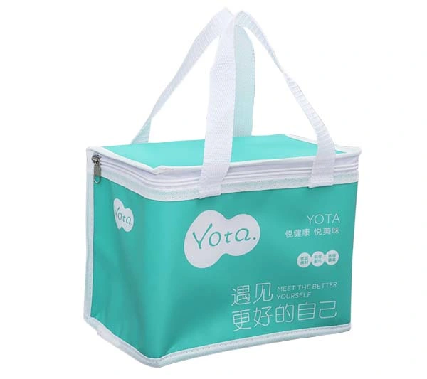 Reusable Non Woven Cooler Bag Lunch Picnic Thermal Bag Custom Milk Fresh Cooler Package Insulation Bag