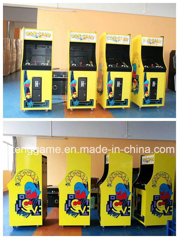19 Inch LCD Coin Operated Pacman Arcade Machine with 60 Games