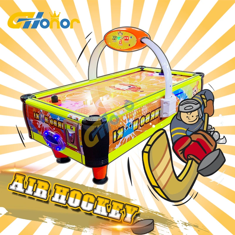 Indoor Coin-Operated Arcade Children's Hockey/Air Hockey/Coin-Operated Game Machine/Coin Operated Air Hockey/Kids Yellow Air Hockey/Arcade Game Machine for Kids