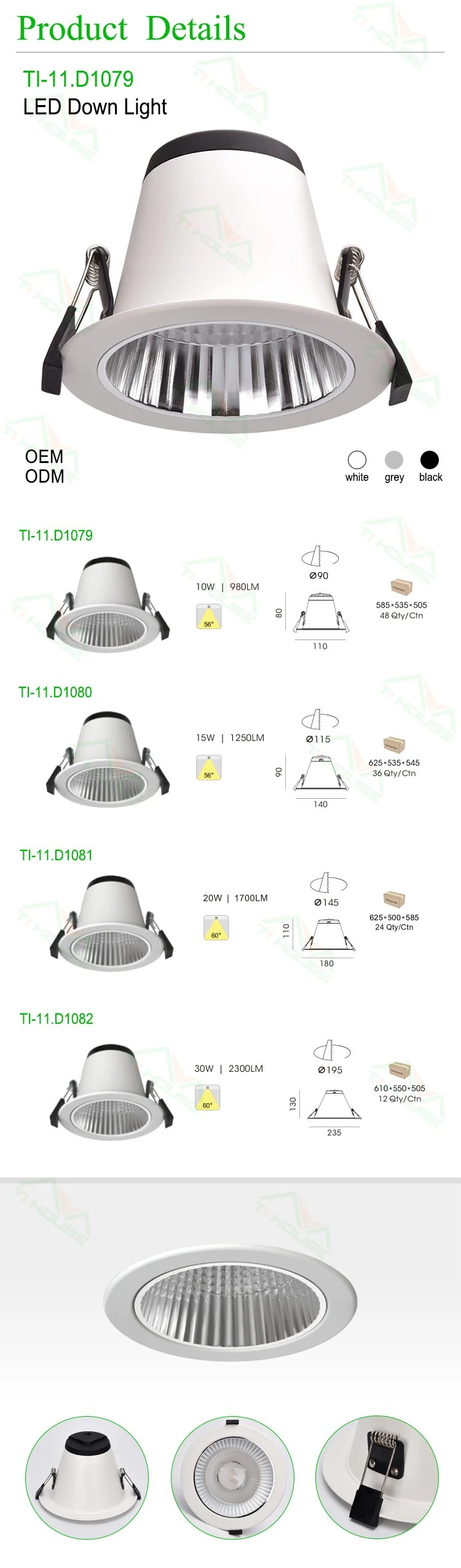 LED Ceiling Light Ceiling Mounted LED Lamp Surface Mounted LED Downlight