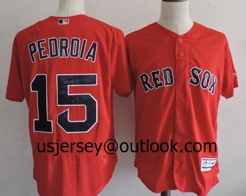 Wholesale Custom Red Sox M-L-B Replica Cool Flex Base Baseball Jersey