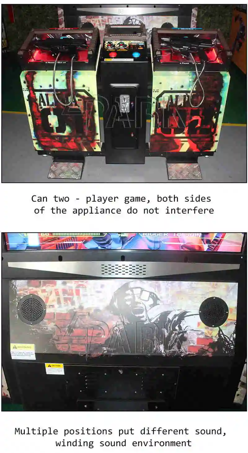 Razing Storm Coin Amusement Video Games Shooting Arcade Game Machine Game Machine Shooting Simulator Game Machine