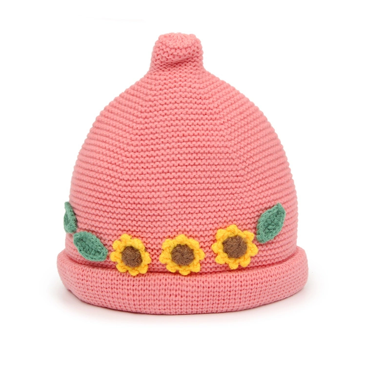 Manufacturer Knitted Cotton Kids Hat for Boy Girl