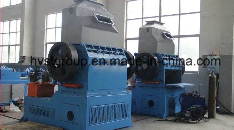 Rubber Powder with Fiber and Steel Free Rubber Granule Machine for Playground