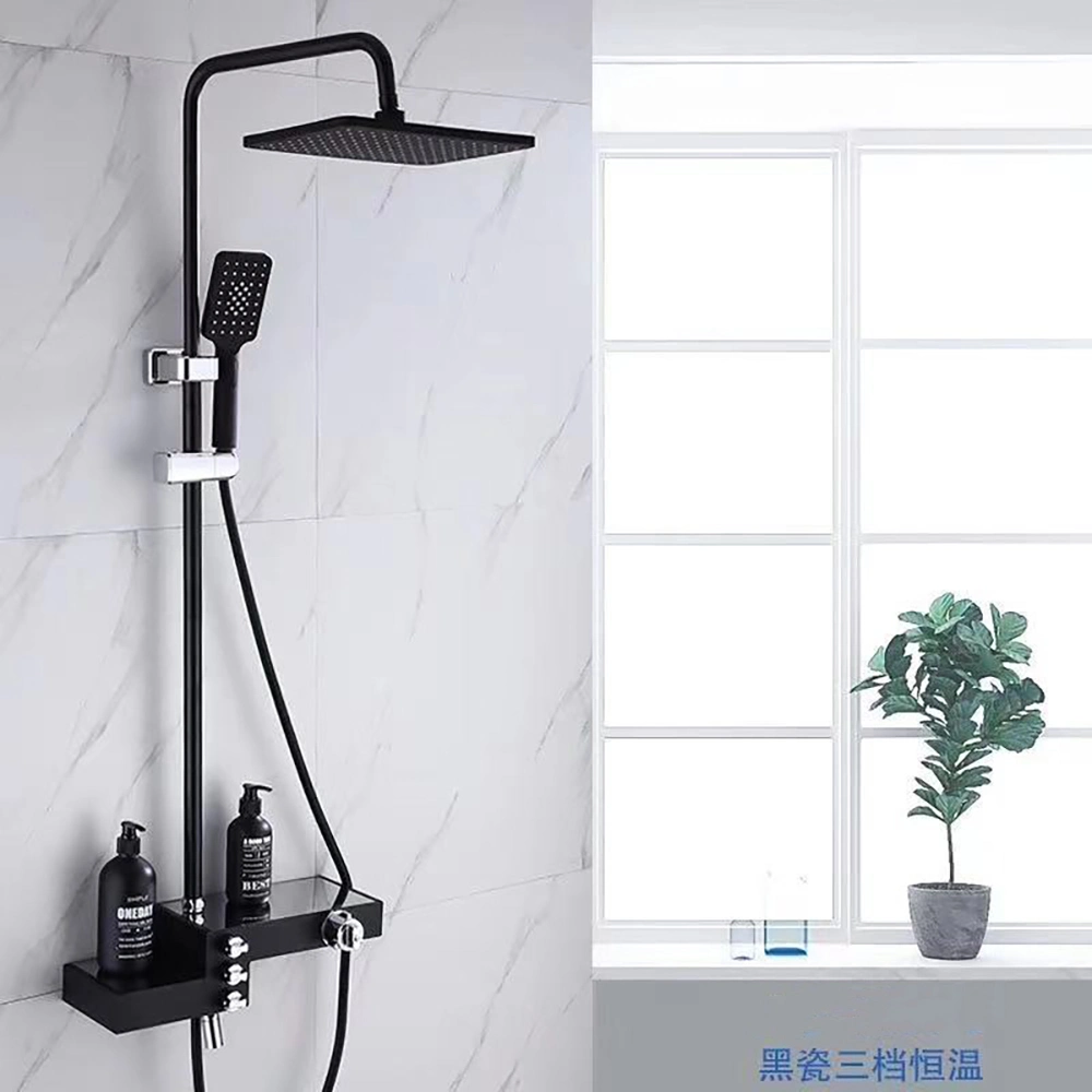 German Style Waterfall Wall Mount Bath Conceal Mixer Hidden Shower Set