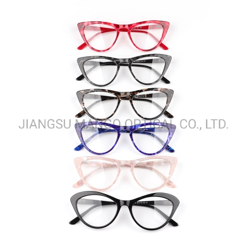 New Fashion Acetate Optical Frame Insert Core Cat Eyewear Spectacles Frames