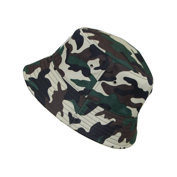 Cool Colorful with Rope Simple Fashion Cotton Camo Bucket Hats