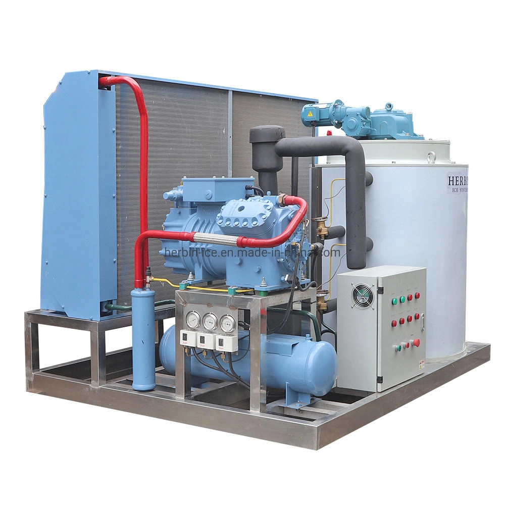 Industrial Flake Ice Maker Machine, Flake Ice Machine to Make Pure, Dry, Powder-Less Flake Ice