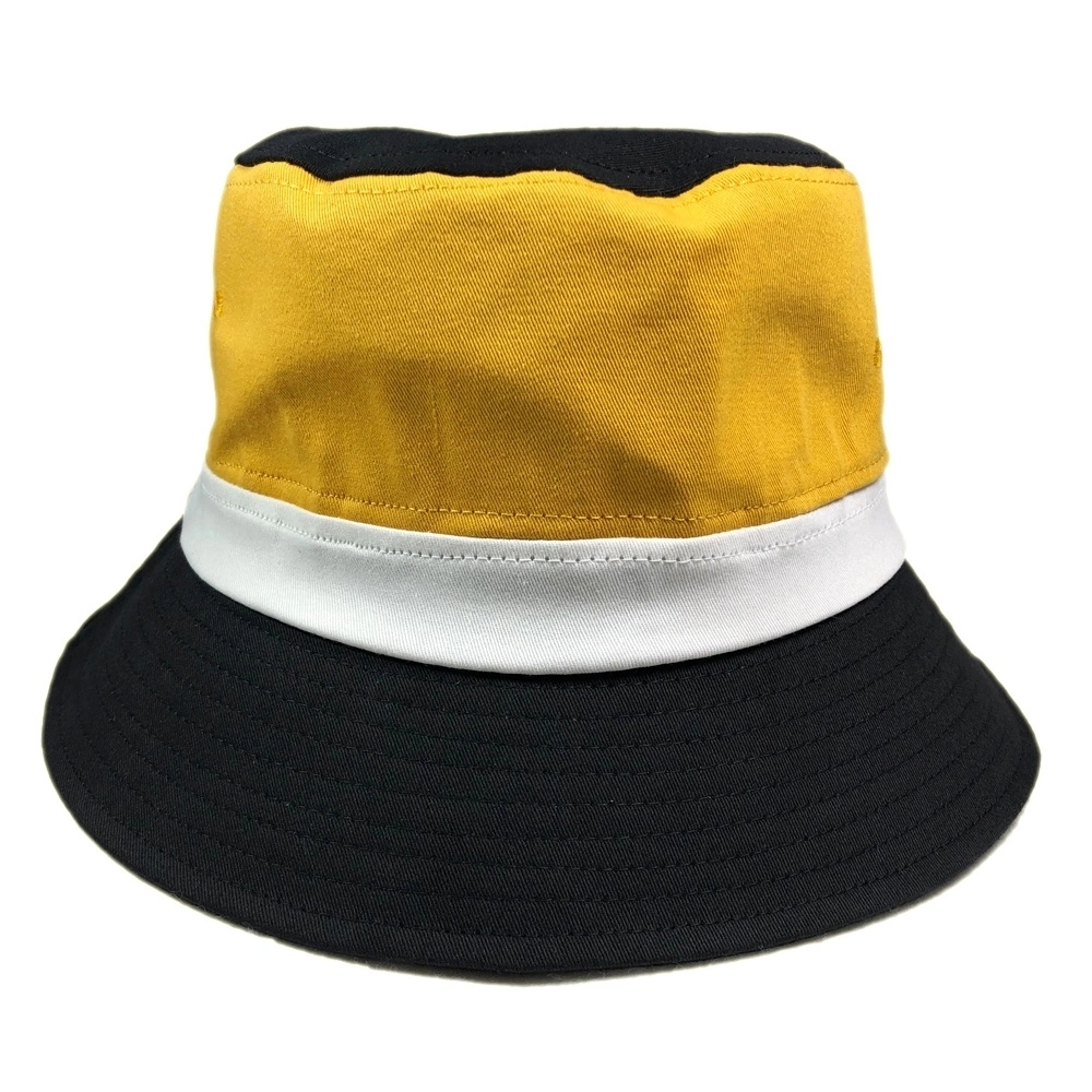 Fashion Colorful White Orange Splicing Fisherman Summer Bucket Hat Custom Wholesales